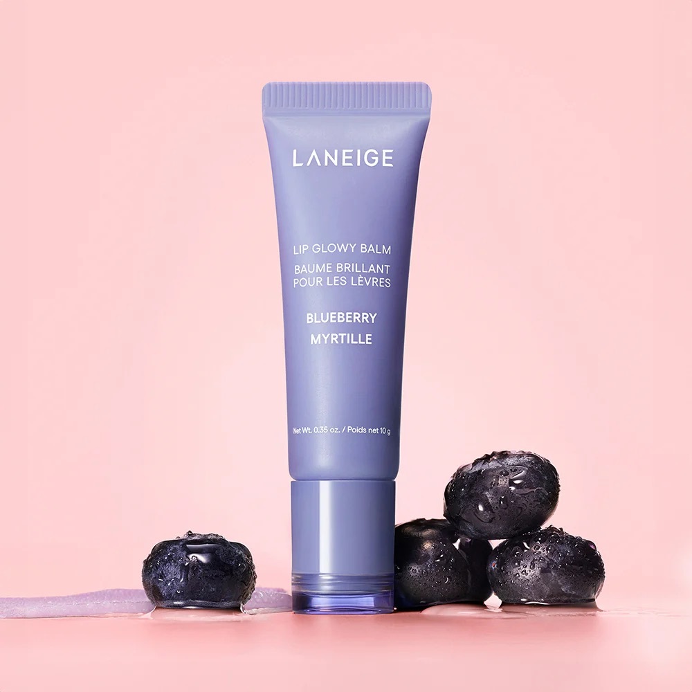 Laneige Full-size Lip Glowy Balm in Blueberry
